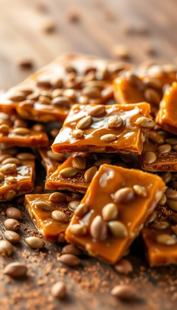 pumpkin seed toffee