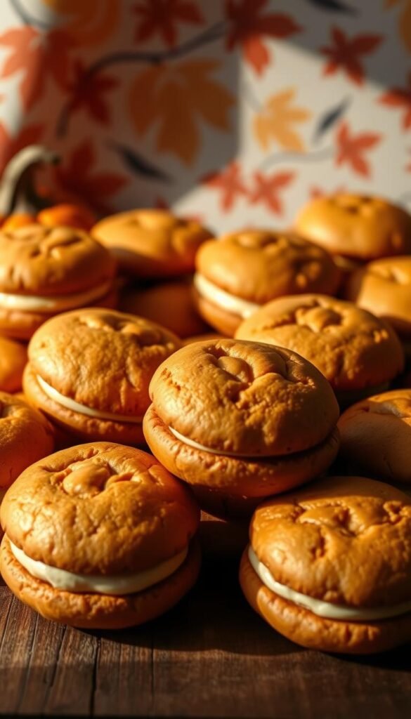pumpkin whoopie pies