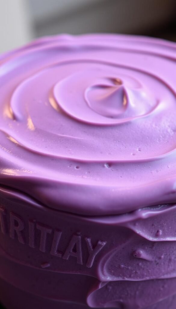 purple icing