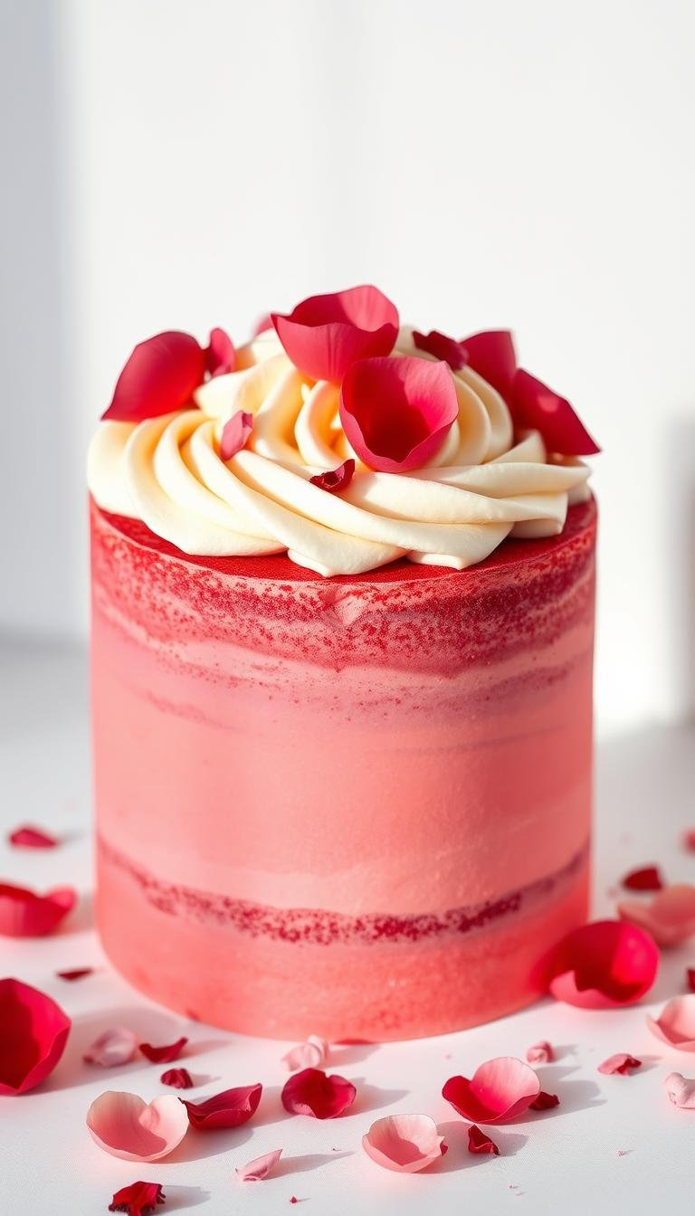 red velvet cake decoration