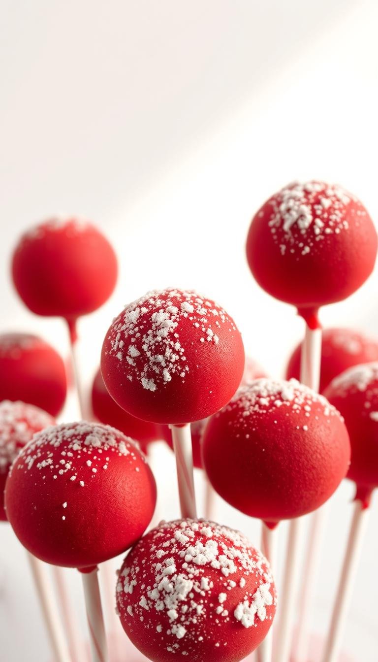 red velvet cake pops
