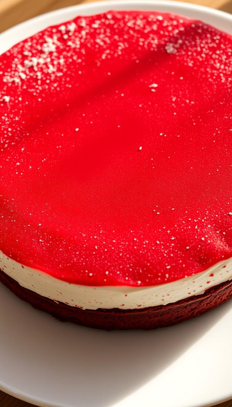 red velvet cheesecake