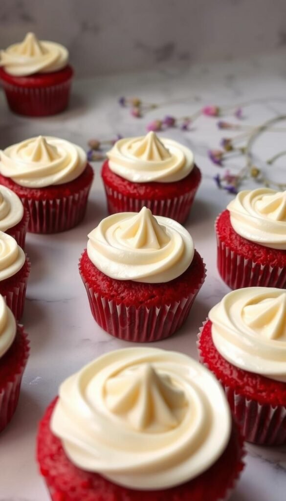 red velvet cupcakes