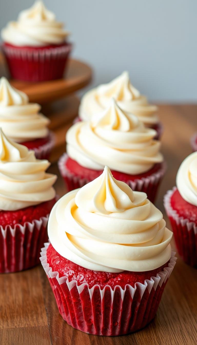 red velvet cupcakes