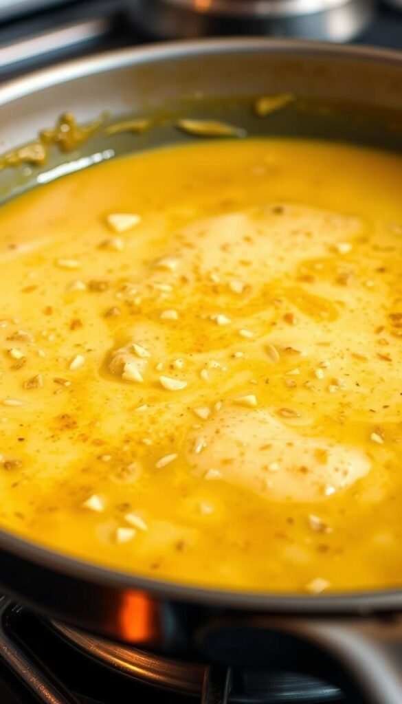 skillet sauce garlic