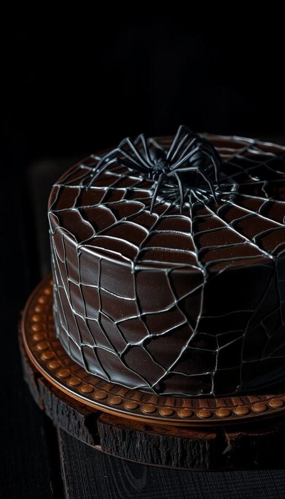 spiderweb cake