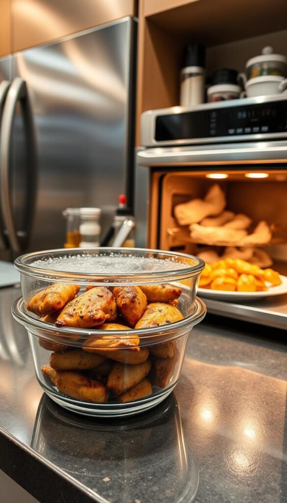 storage and reheating