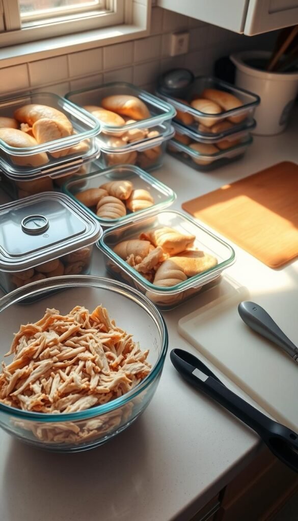 storage and reheating chicken