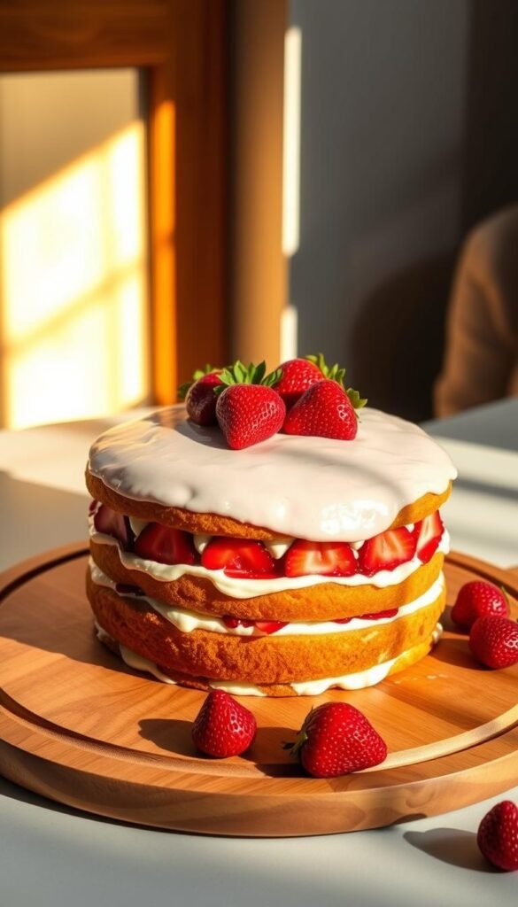 strawberry cake