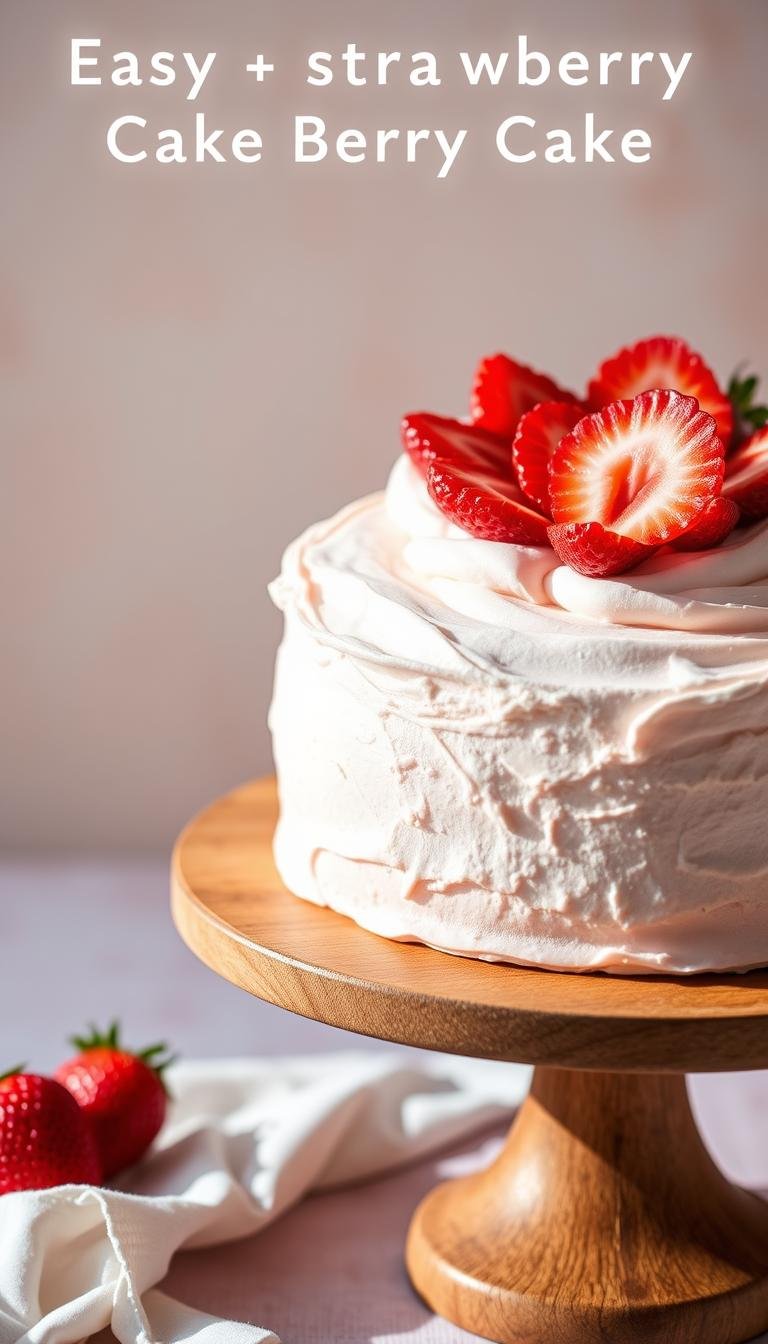 strawberry cake design