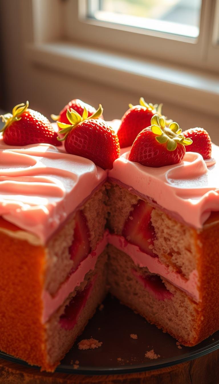 strawberry cake recipe