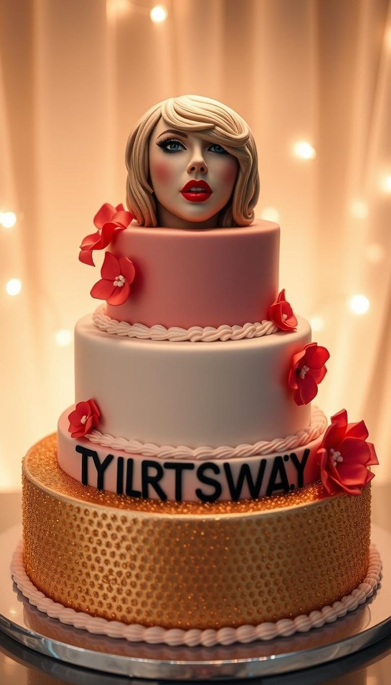 taylor swift birthday cake