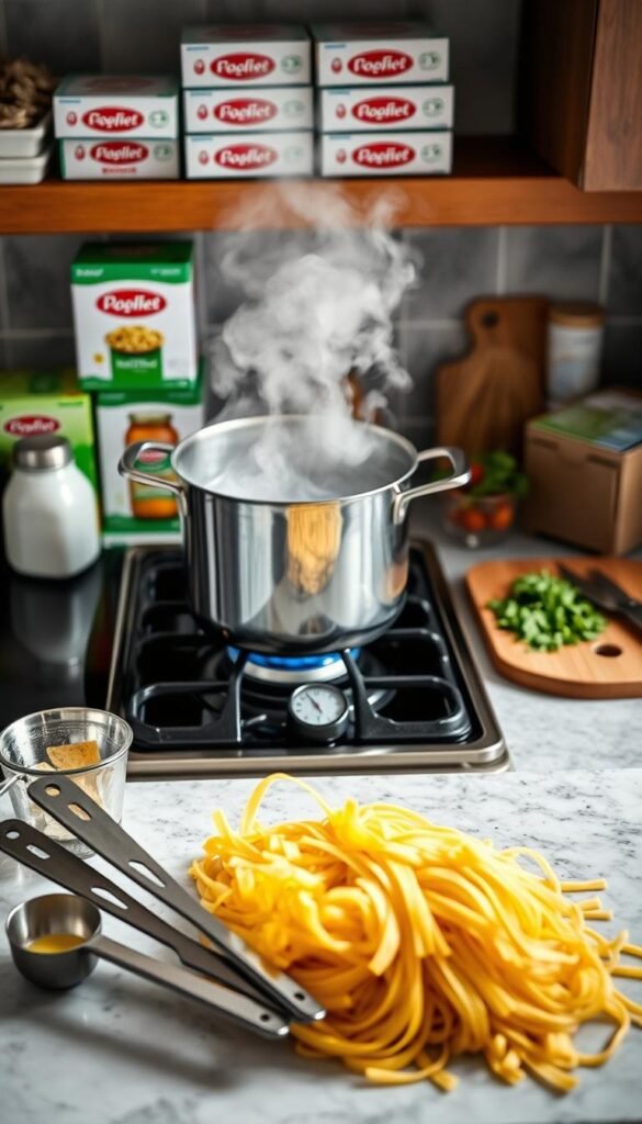 timing prep pasta