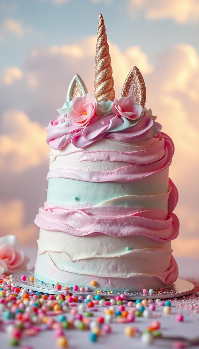 unicorn birthday cake