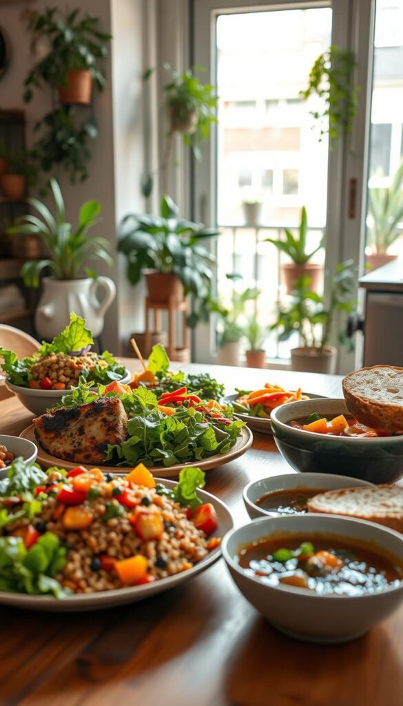 vegetarian healthy dinner