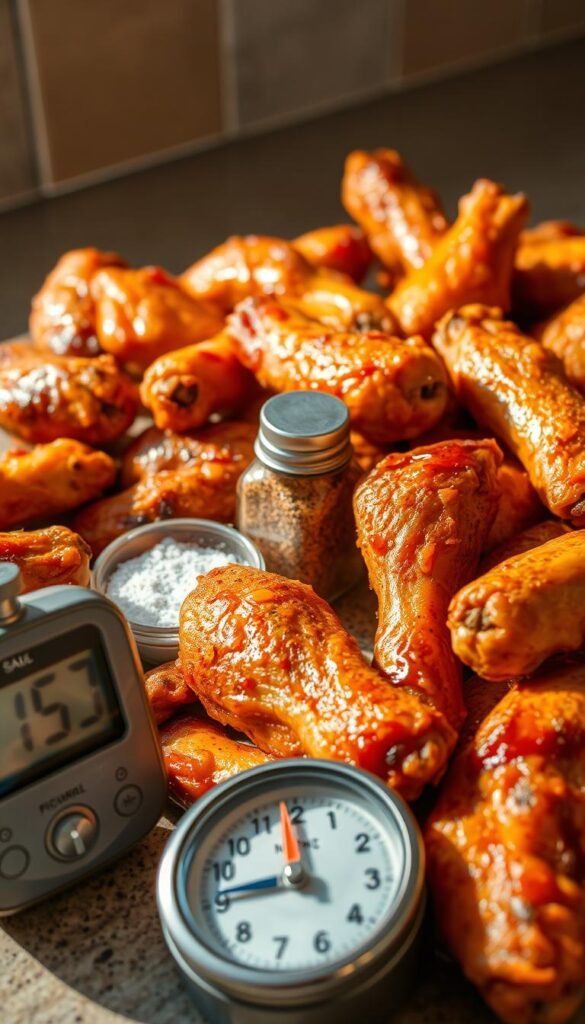 wings time temperature seasoning