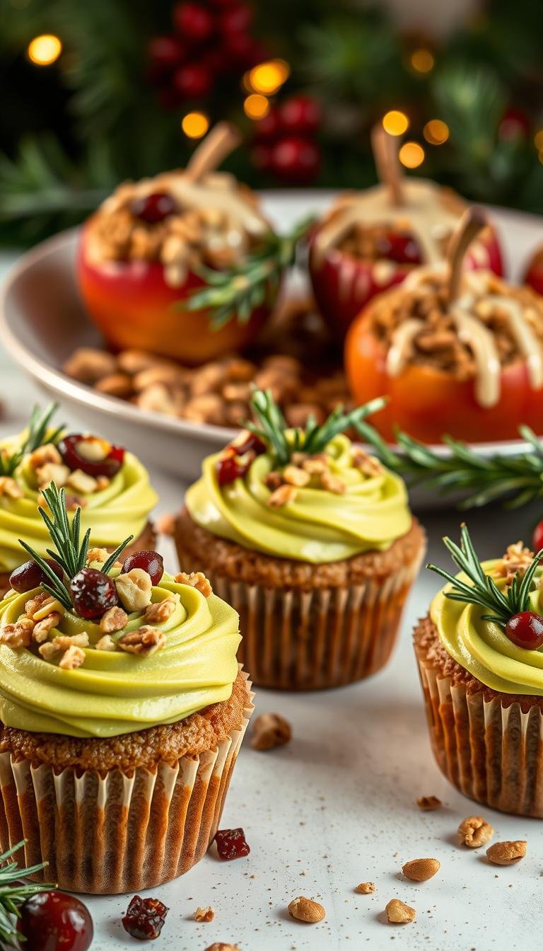 15 Healthy Christmas Cupcake Recipes for Guilt-Free Treats
