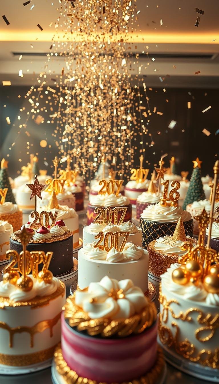 15 Stunning New Year’s Cake Ideas for the Perfect Party