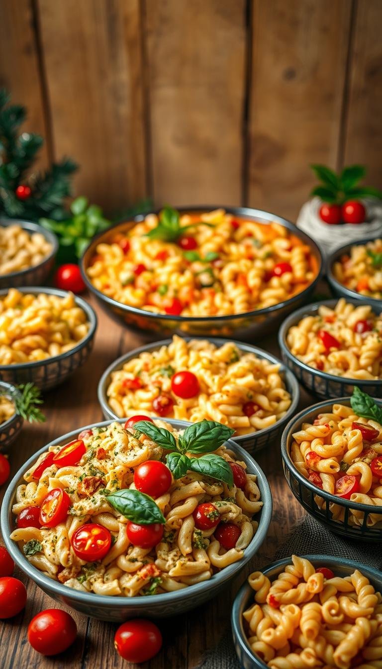 20 Easy Christmas Pasta Salad Recipes for Holiday Parties