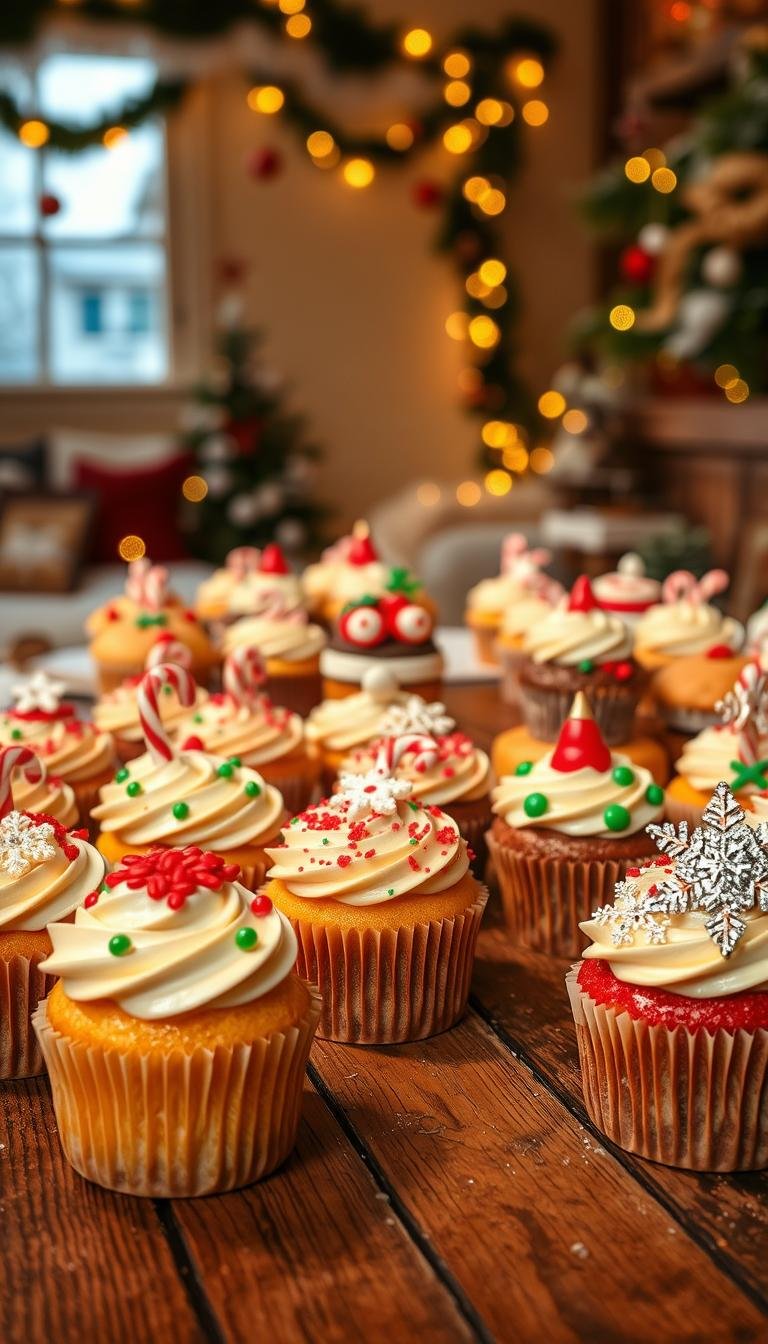 20 Last-Minute Christmas Cupcake Ideas That Still Look Amazing