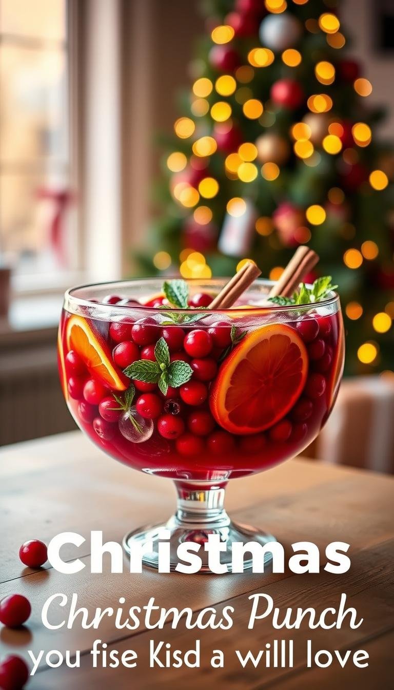 20 Non-Alcoholic Christmas Punch Recipes Kids Will Love