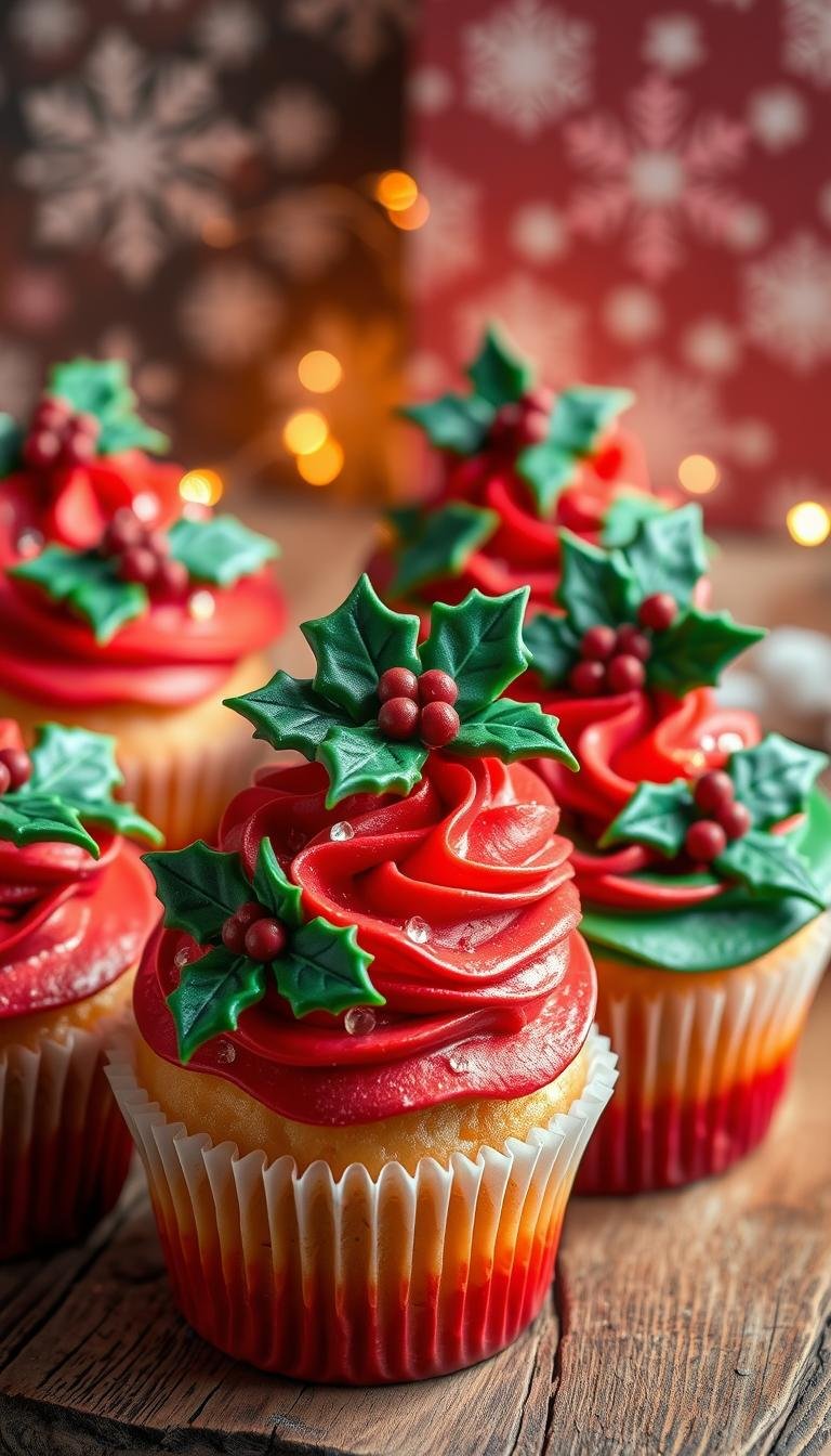 20 Red & Green Christmas Cupcake Ideas That Scream Holiday Spirit