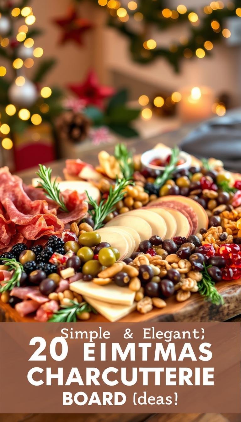 20 Simple & Elegant Christmas Charcuterie Board Ideas