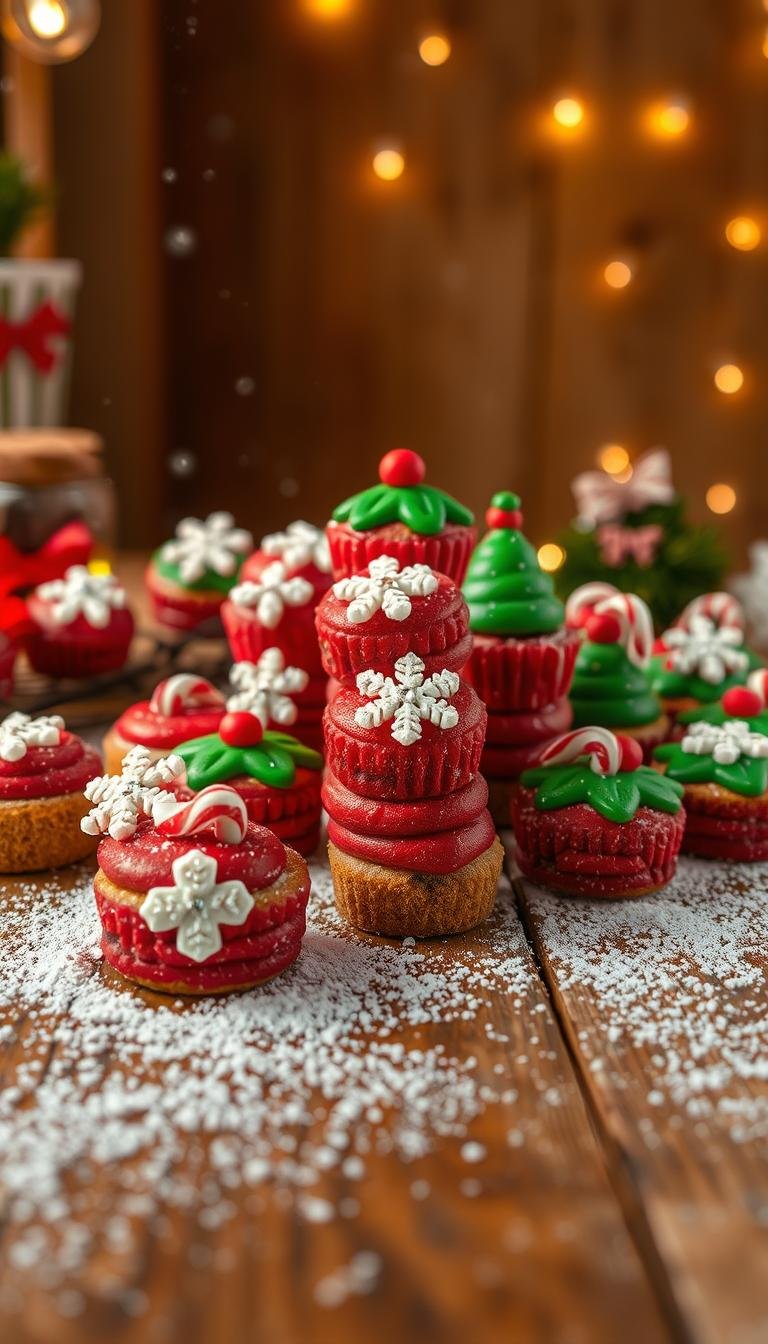 25 Cute Mini Christmas Cakes for Parties & Gifts