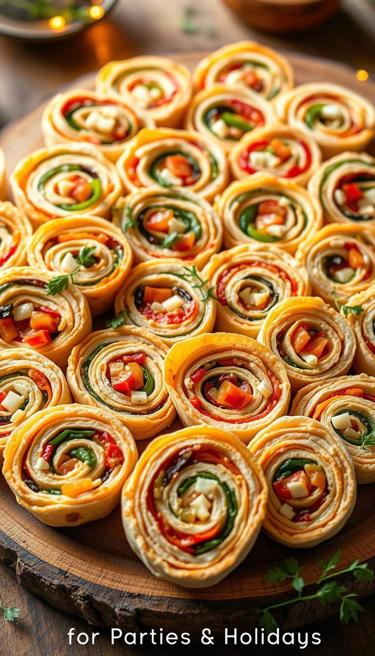 25 Easy Roll Ups Tortilla Pinwheels for Parties & Holidays