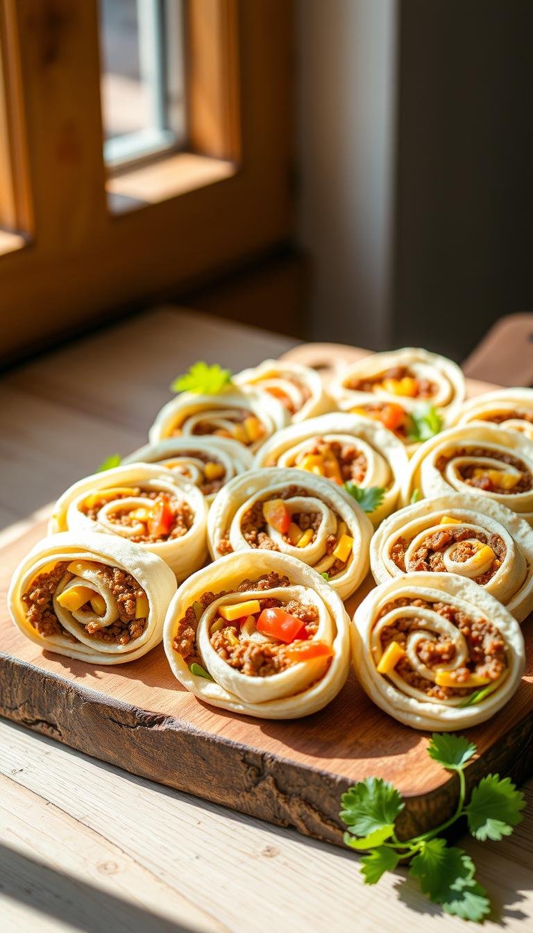 25 Easy Taco Pinwheels for Parties & Holidays
