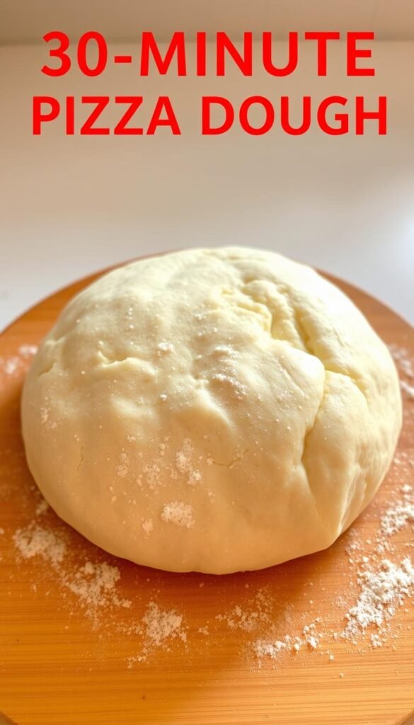 30-minute pizza dough