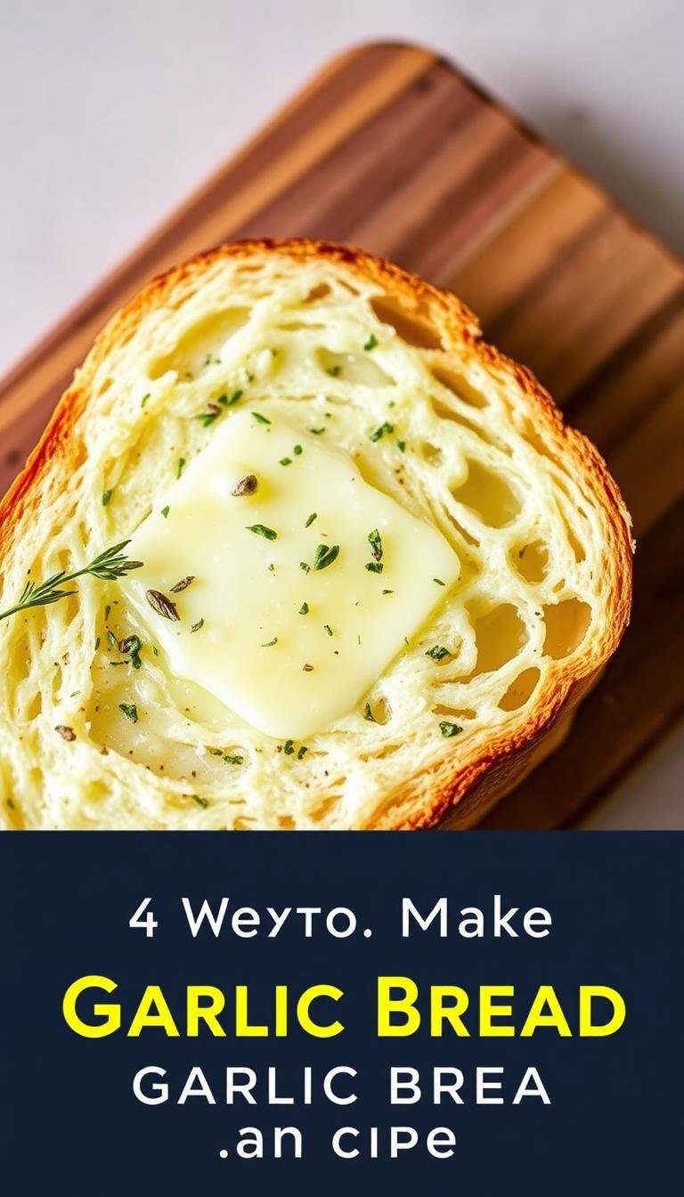4 Ways to Make Garlic Bread Using Sliced Bread