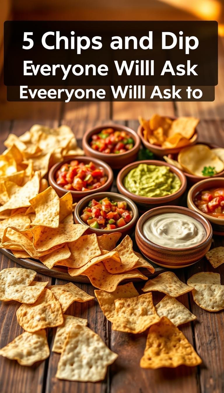 5 Chips and Dip Recipes Everyone Will Ask For