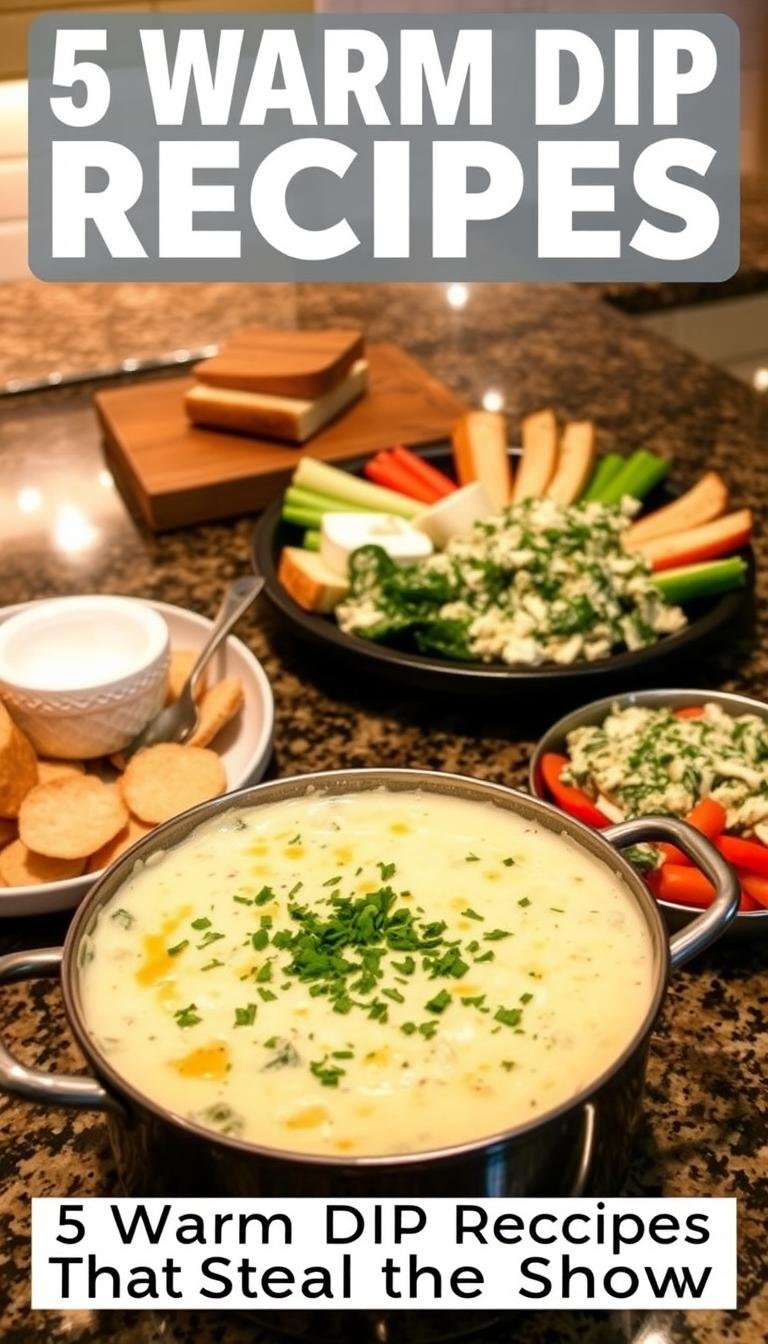 5 Warm Dip Recipes That Steal the Show