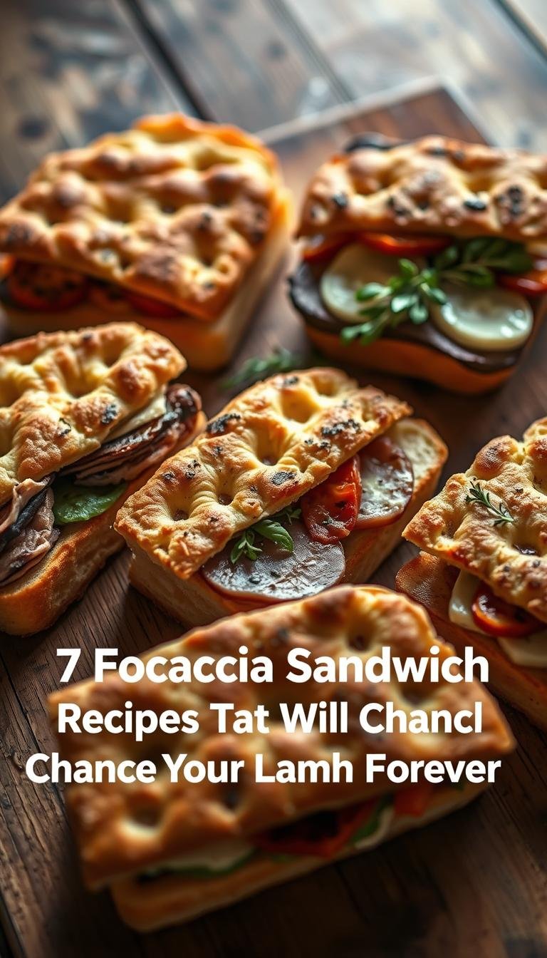 7 Focaccia Sandwich Recipes That Will Change Your Lunch Game Forever