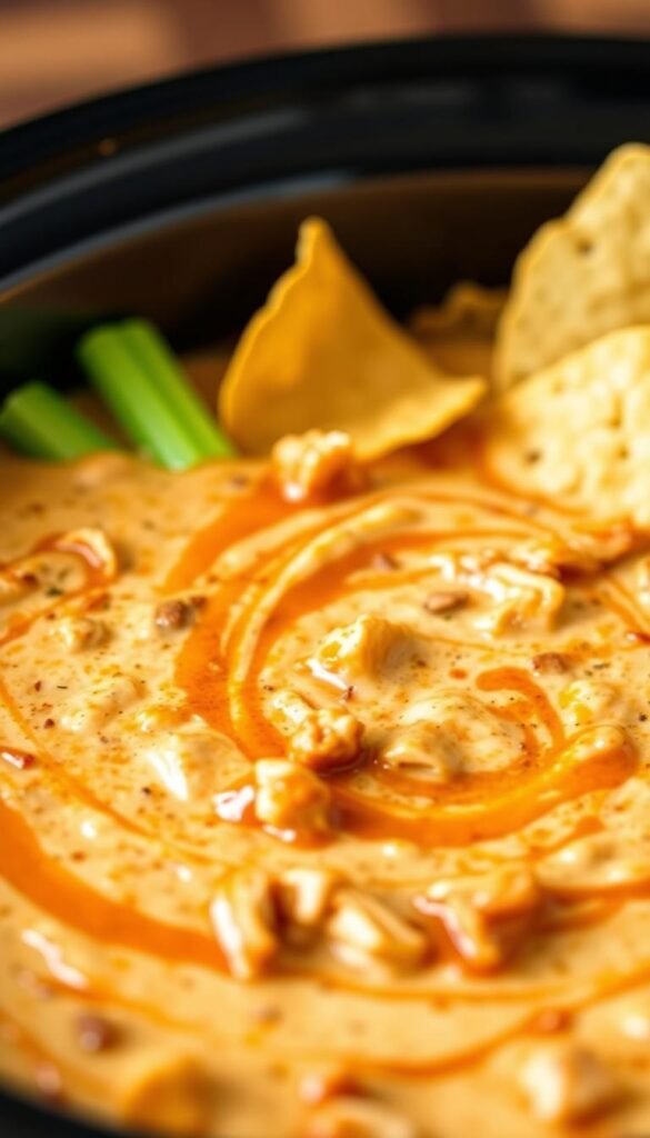 BBQ Buffalo Chicken Dip