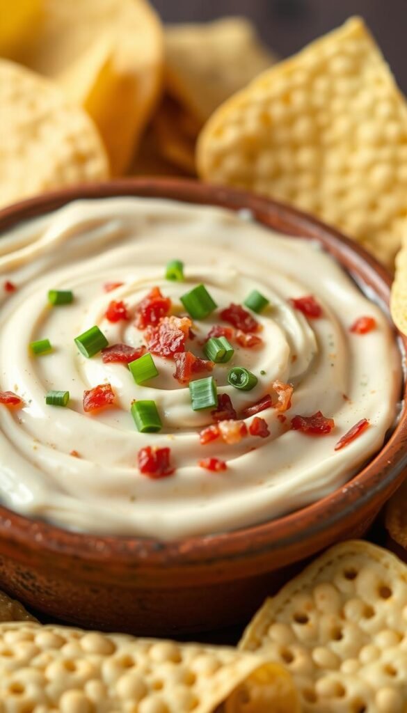 Bacon Ranch Cream Cheese Corn Dip