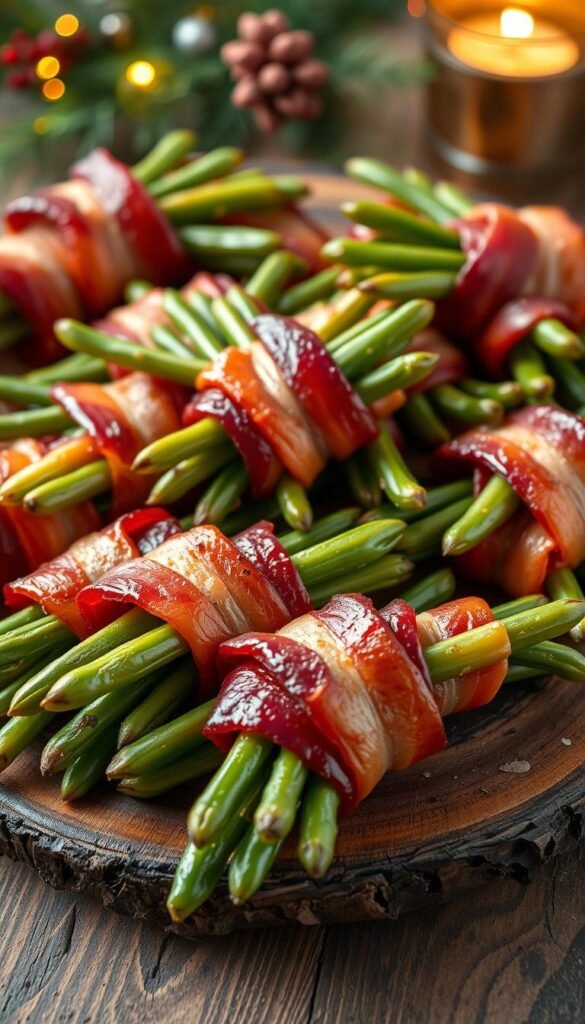 Bacon-Wrapped Green Bean Bundles