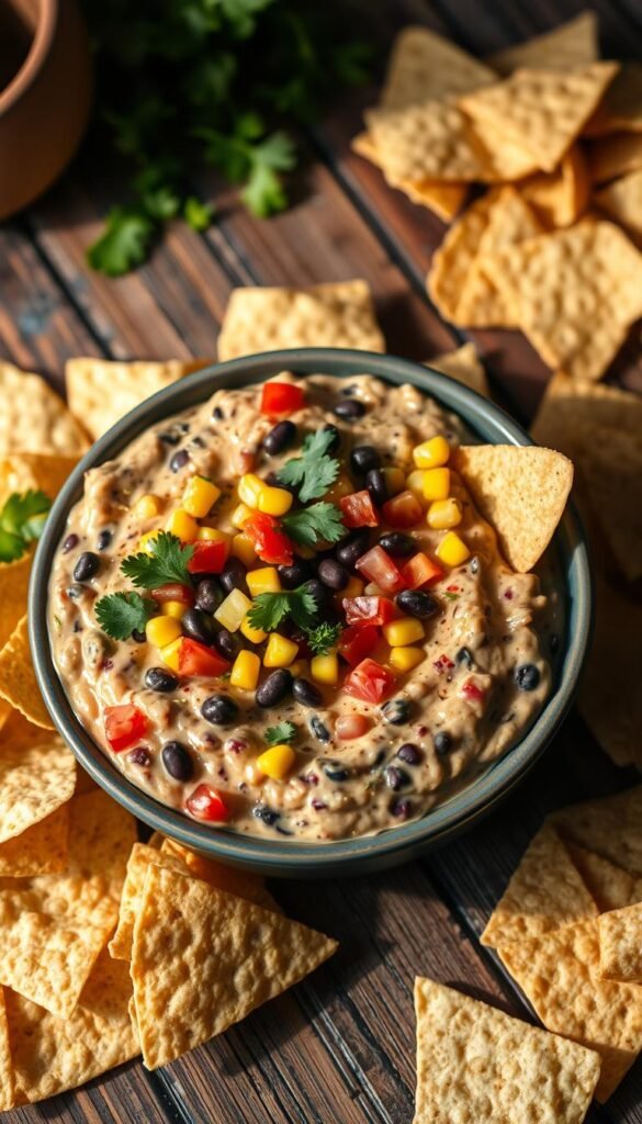 Black Bean and Corn Salsa Dip