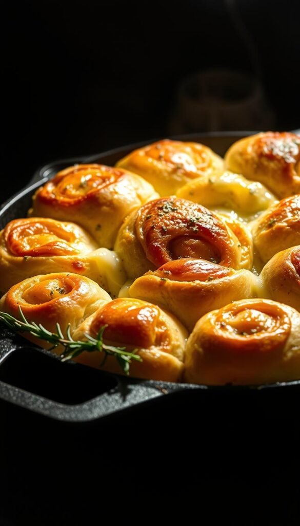 Cheesy Pull-Apart Hawaiian Roll Garlic Bread