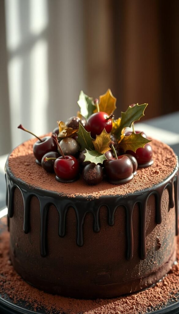 Chocolate Christmas Cakes Chocolate Christmas Cakes