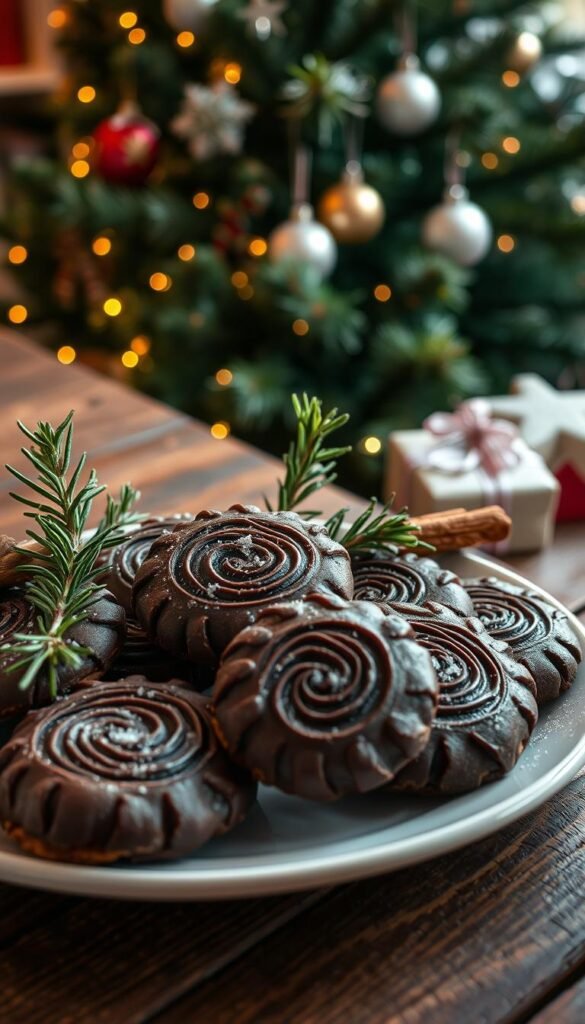 Chocolate Christmas Cookies