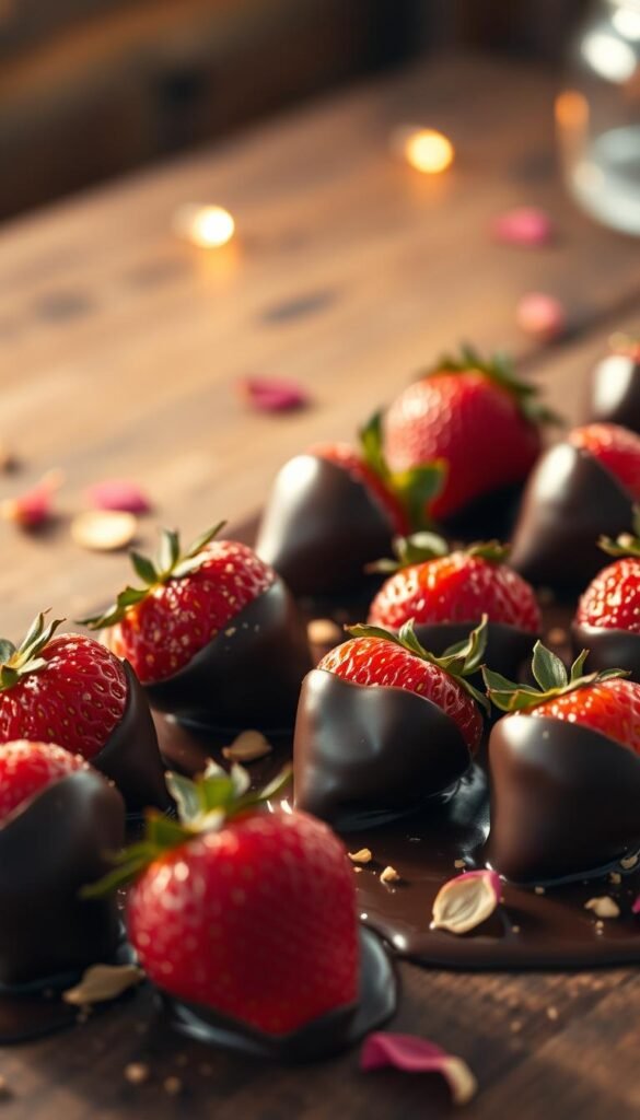 Chocolate-Dipped Strawberries