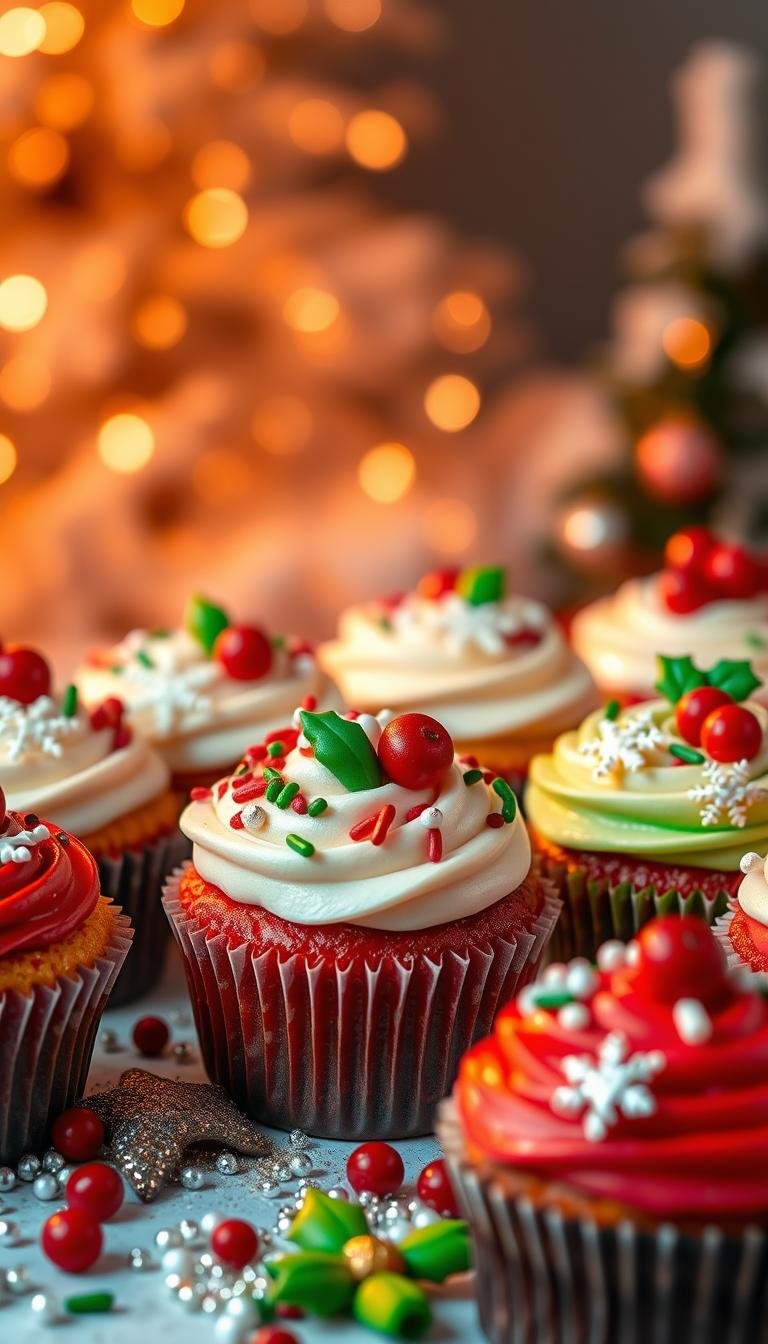 Christmas Cupcakes: 25 Creative Recipes for Parties & Bake Sales