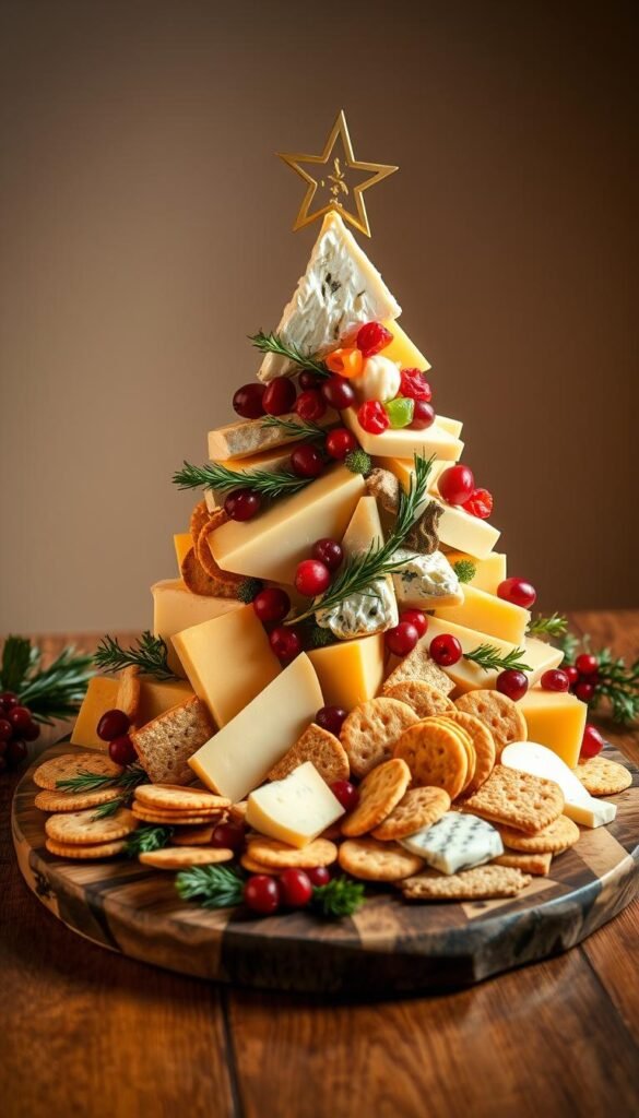Christmas Tree Cheese Board