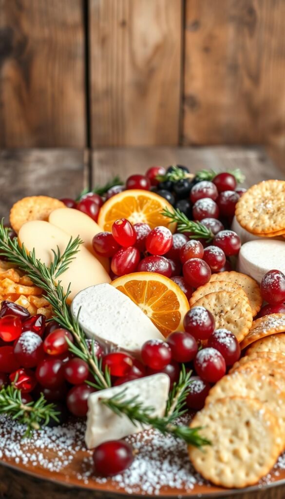 Christmas Tree Fruit and Cheese Platter