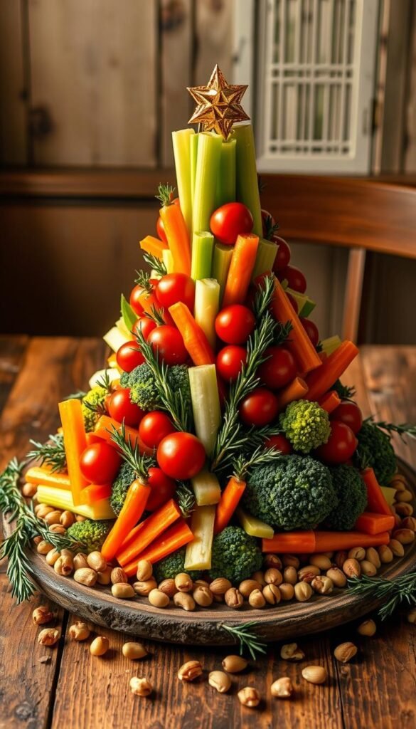 Christmas Tree Vegetable Platter Christmas Tree Vegetable Platter