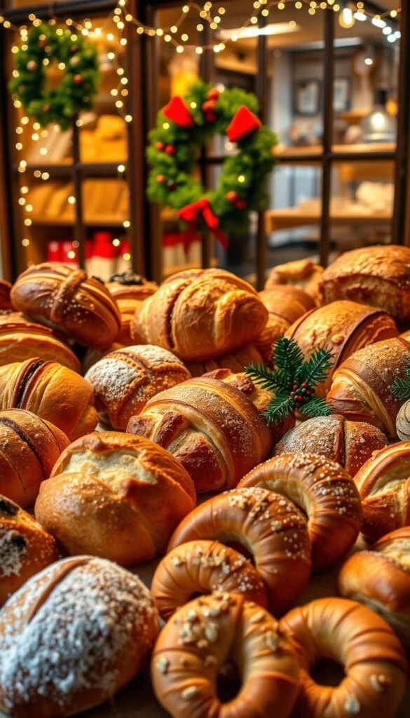 Christmas breads and pastries