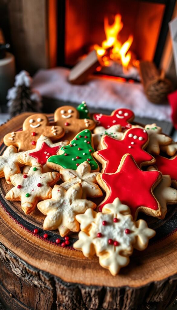 Christmas cookie platter