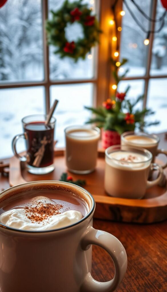 Christmas hot drinks